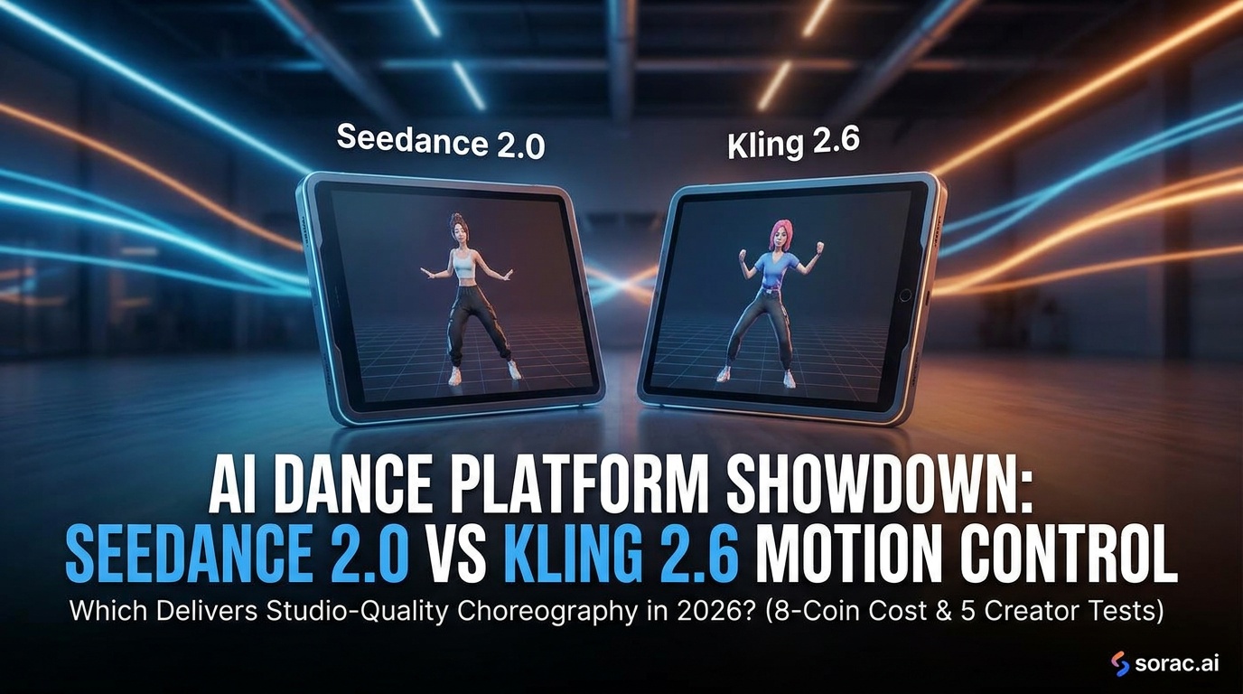 Seedance 2.0 vs Kling 2.6 Motion Control: Which AI Dance Platform Actually Delivers Studio-Quality Choreography in 2026? (8-Coin Cost Breakdown & 5 Real Creator Tests)