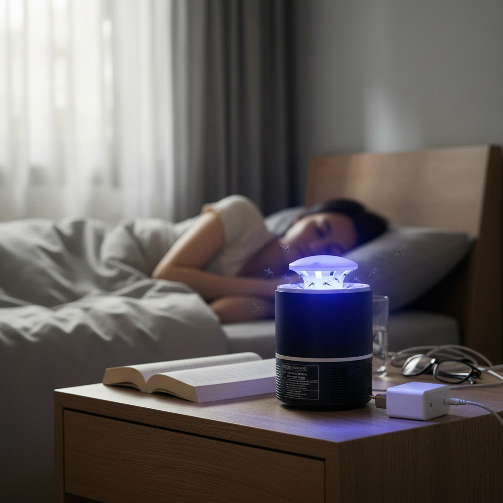 UV light attracts mosquitoes
