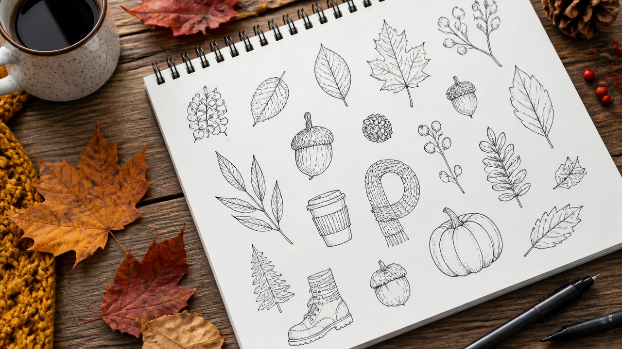 fall doodles