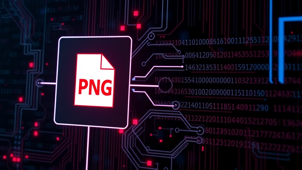 Diagram illustrating how a malicious PNG file can inject commands into an AI agent.