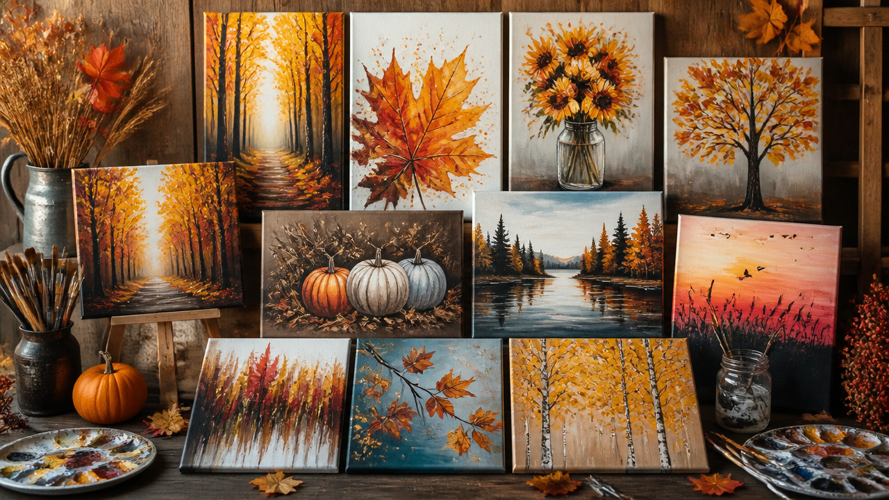 11 Genius DIY Fall Canvas Painting Ideas for Beginners That Actually Work 2 11 Genius DIY Fall Canvas Painting Ideas for Beginners