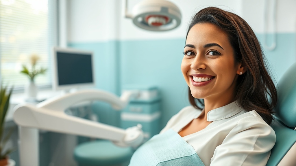 Procedimiento de limpieza dental profunda con ultrasonido en consultorio