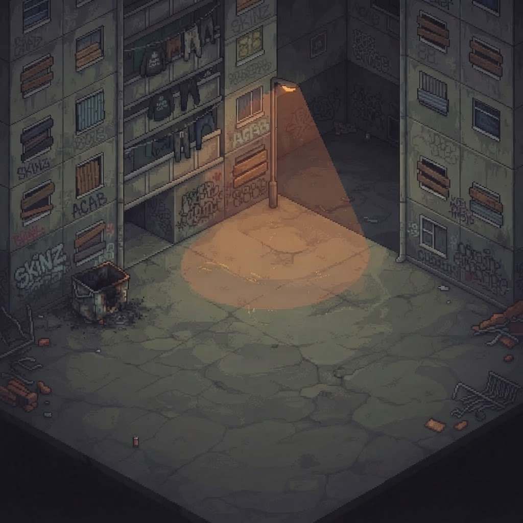 Image: Keep this exact pixel art style, palette, lighting