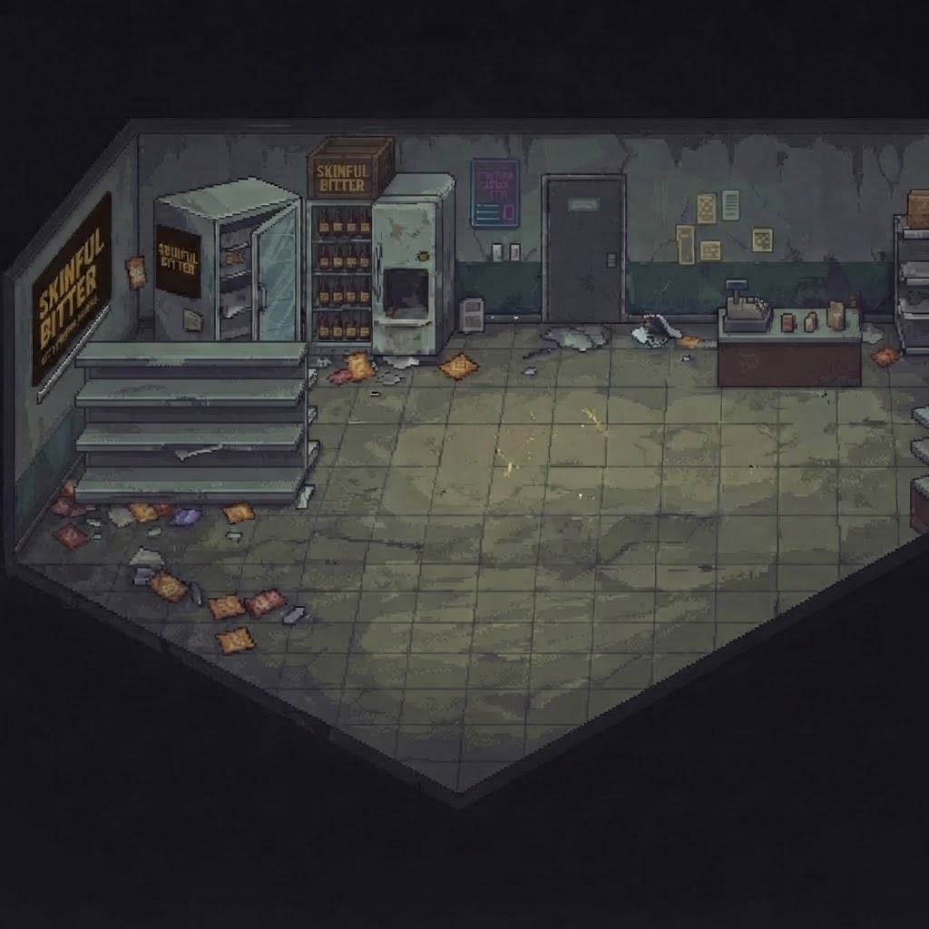 Image: Edit this pixel art game background: WIDE SHOT ver