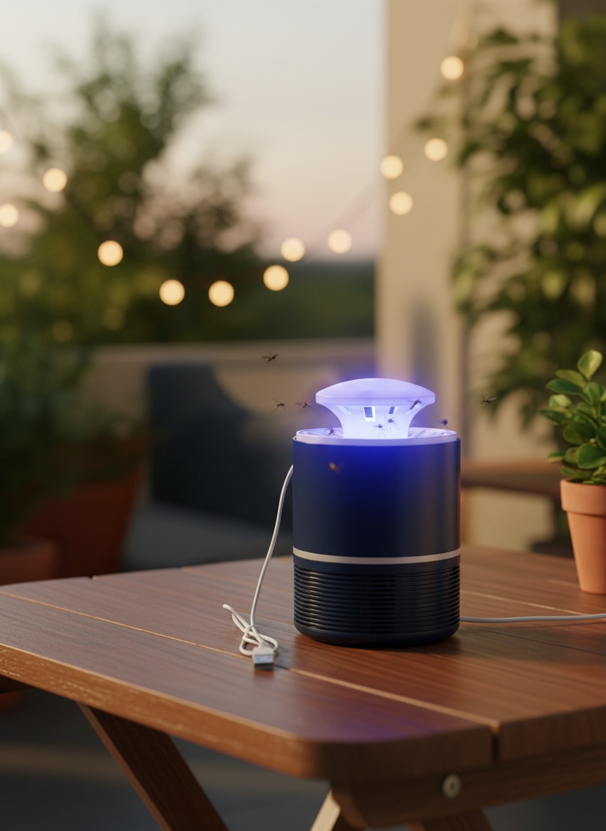 UV light attracts mosquitoes