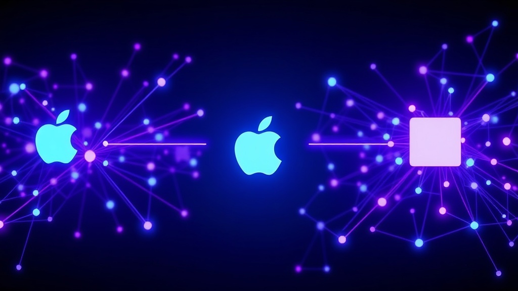 Diagram illustrating the alleged flow of Apple's proprietary hardware information to OpenAI.