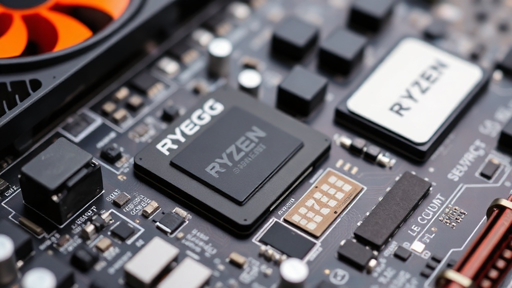 Newegg Ryzen 5 9600X bundle components laid out