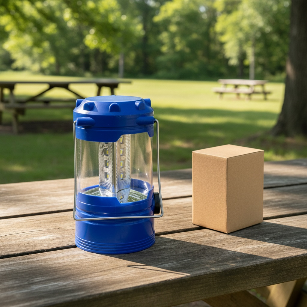Gentle ambient lighting for camp relaxation