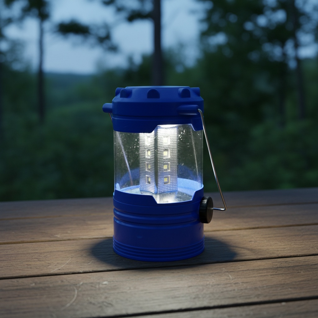 Gentle ambient lighting for camp relaxation