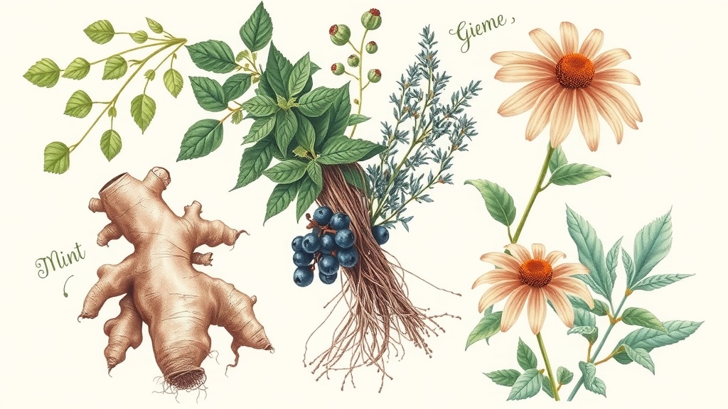 Ervas Curativas para Gripe e Resfriado Naturalmente