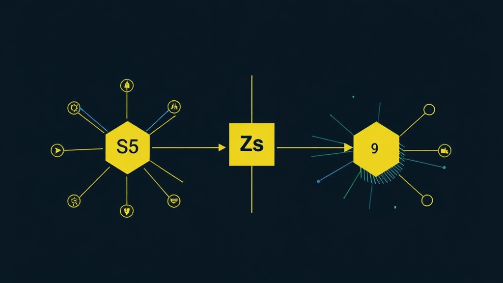 Conceptual diagram illustrating ZeroFS's distributed architecture compared to S3
