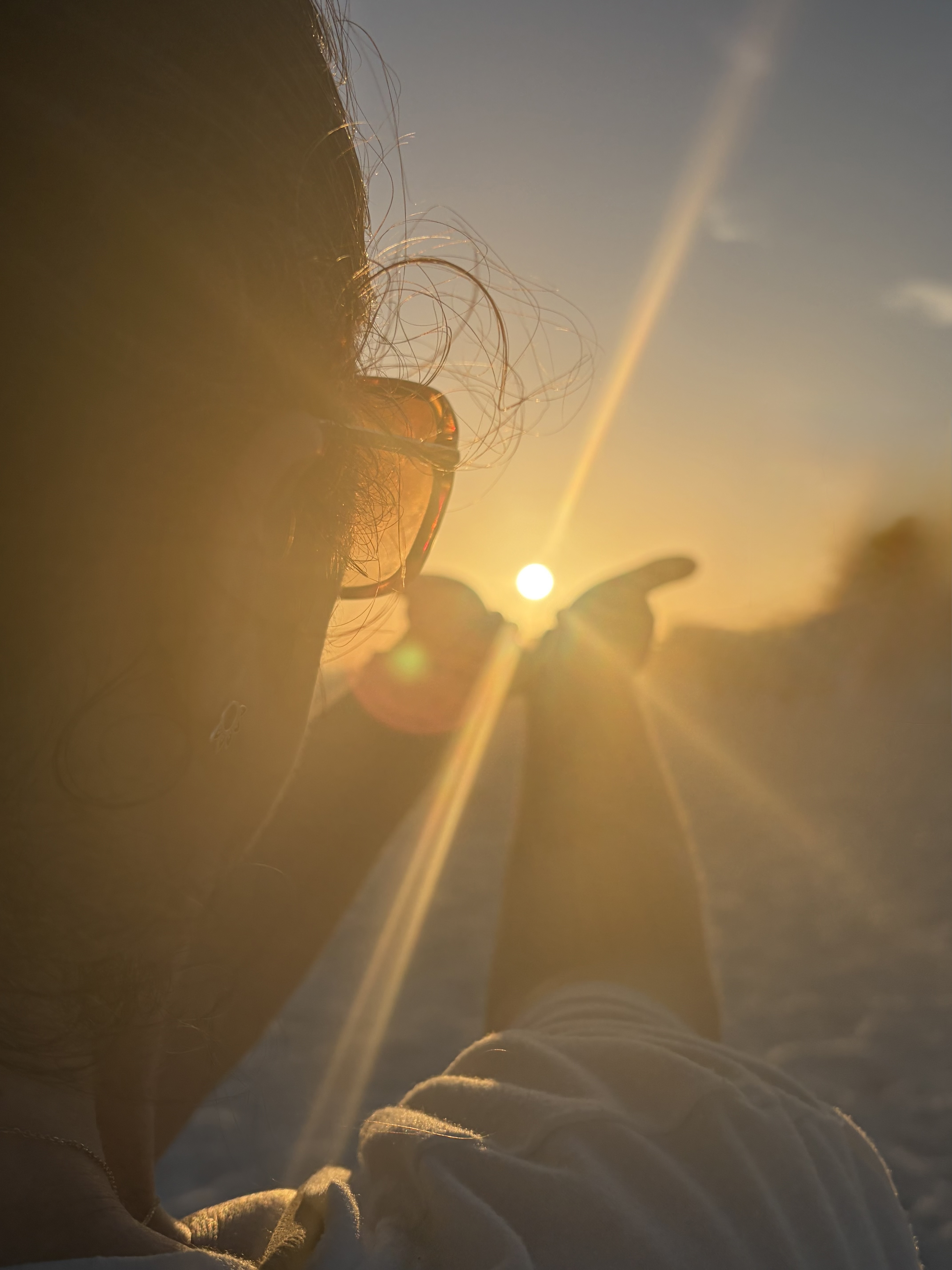 Ericka at sunset