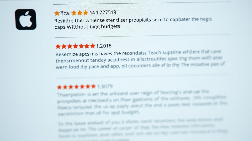 Screenshot of App Store reviews highlighting recurring user complaints about a specific app