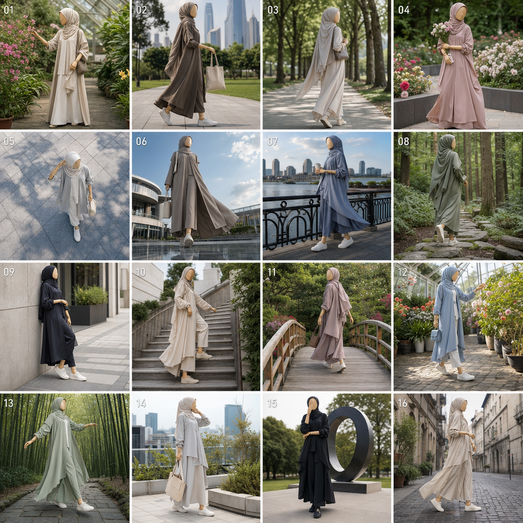 Modest Fashion Doll Lookbook