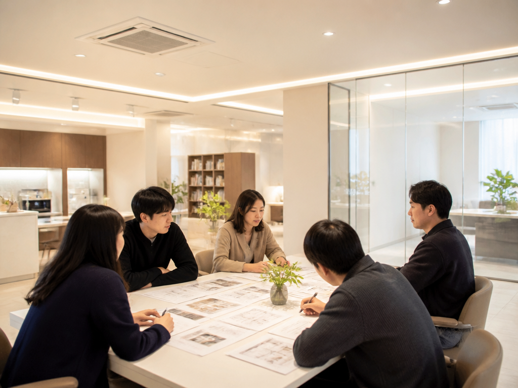 사무실 인테리어 후기, 포트폴리오와 실제 결과물이 달랐