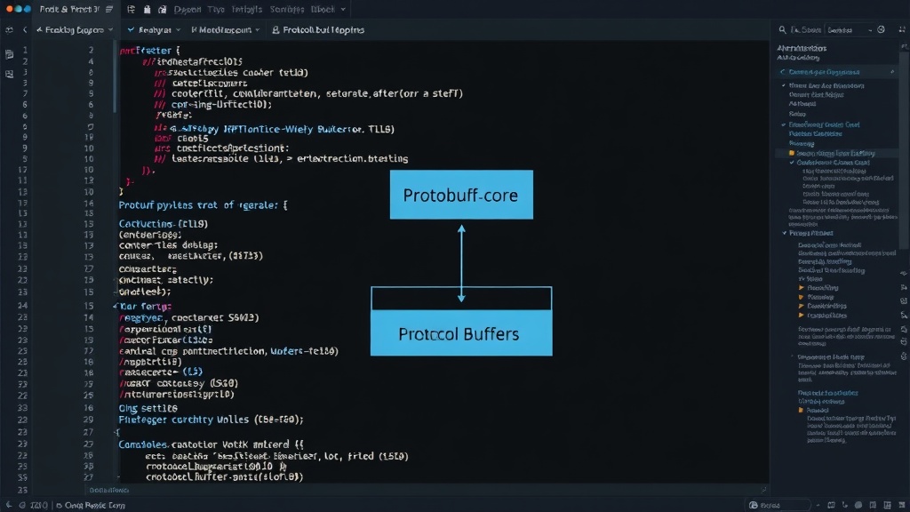 Diagram illustrating the architecture of protobuf-py and its relation to Protocol Buffers core