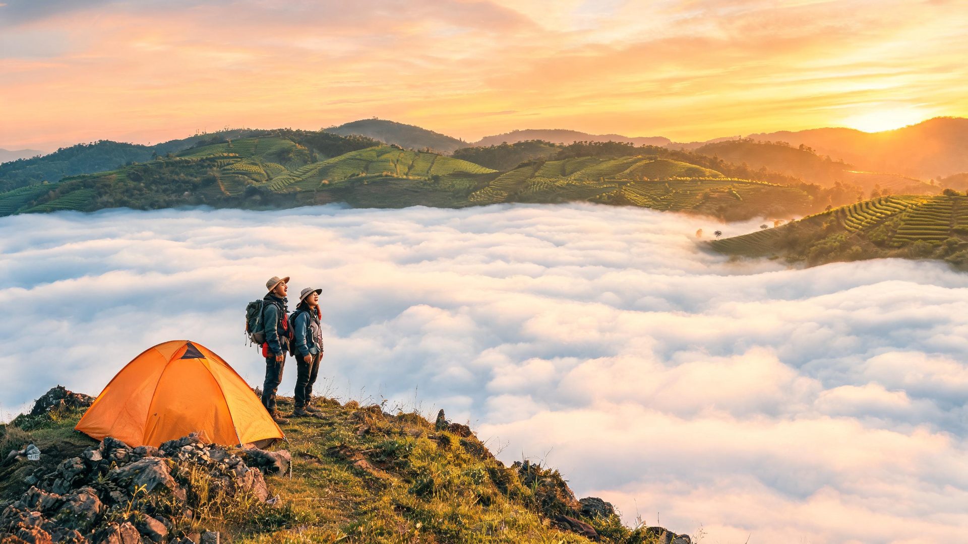 Cắm trại đỉnh Pha Luông Mộc Châu - săn mây biển mù sương - ProCamping.vn