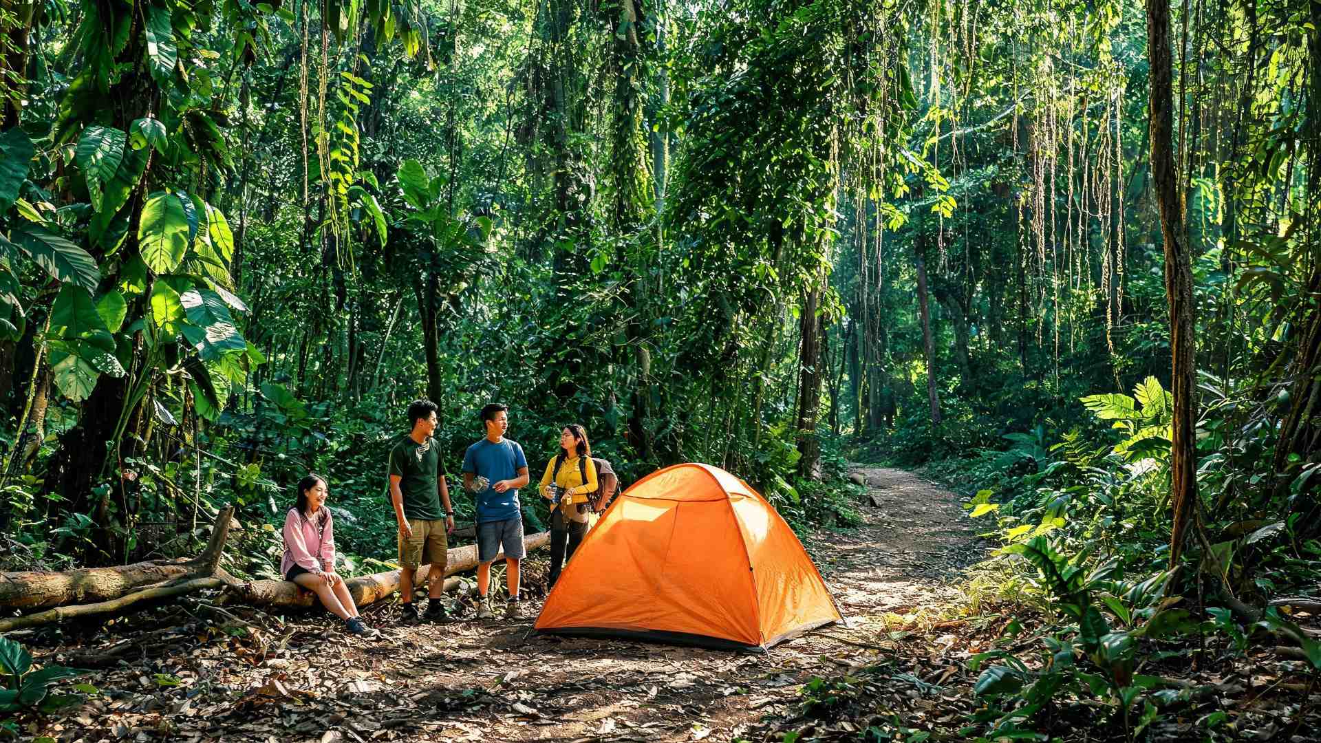 Cắm trại rừng nguyên sinh Vườn Quốc Gia Phú Quốc - dã ngoại rừng nhiệt đới - ProCamping.vn