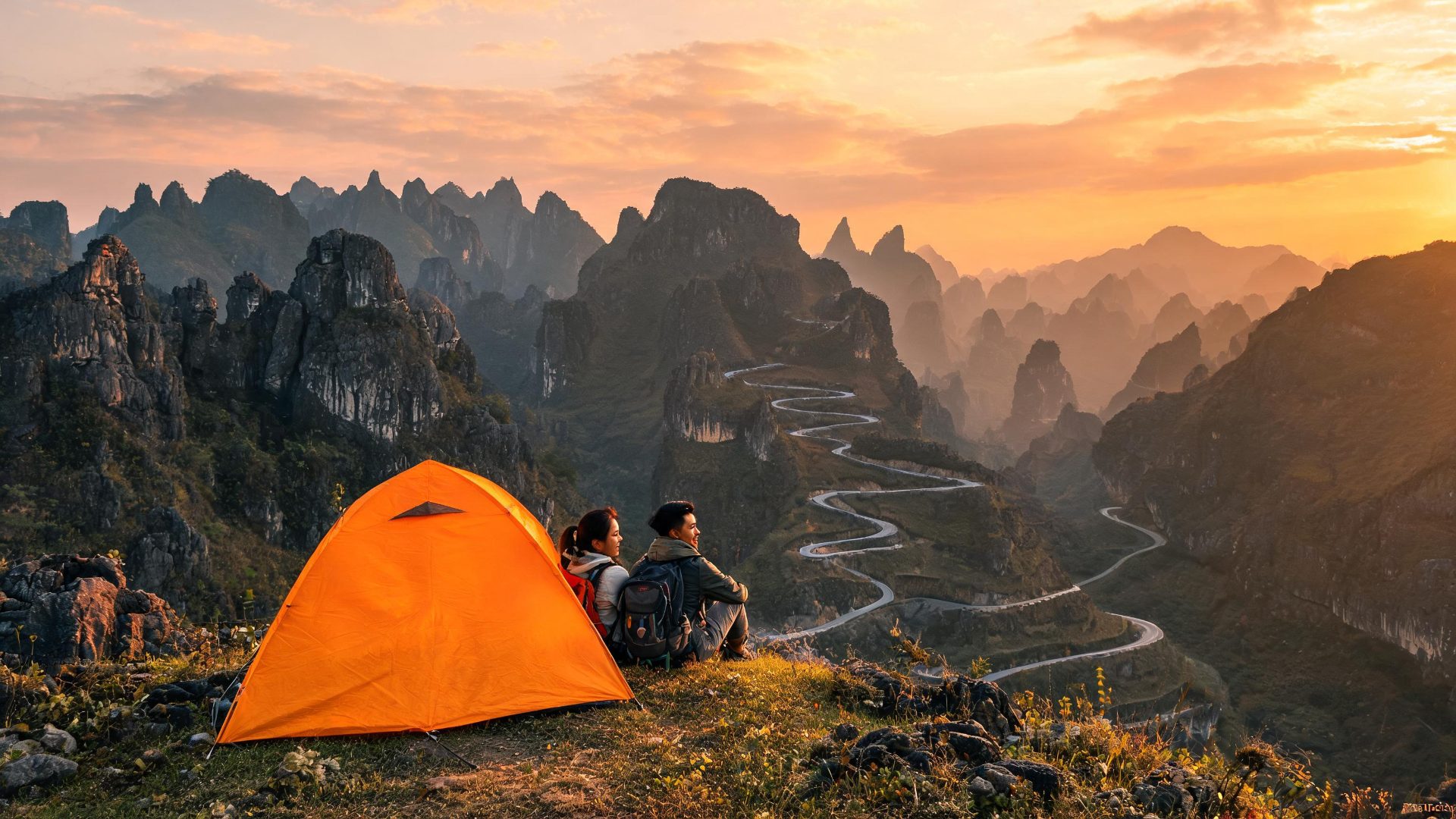 Cắm trại cao nguyên đá Hà Giang - lều giữa núi đá tai mèo hùng vĩ - ProCamping.vn