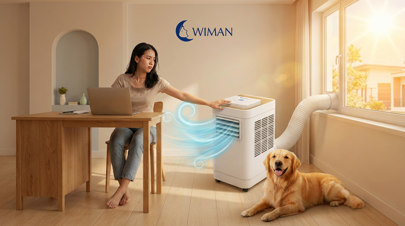 WIMAN AIR 12000 BTU แอร์เคลื่อนที่ไม่ต้องติดตั้ง