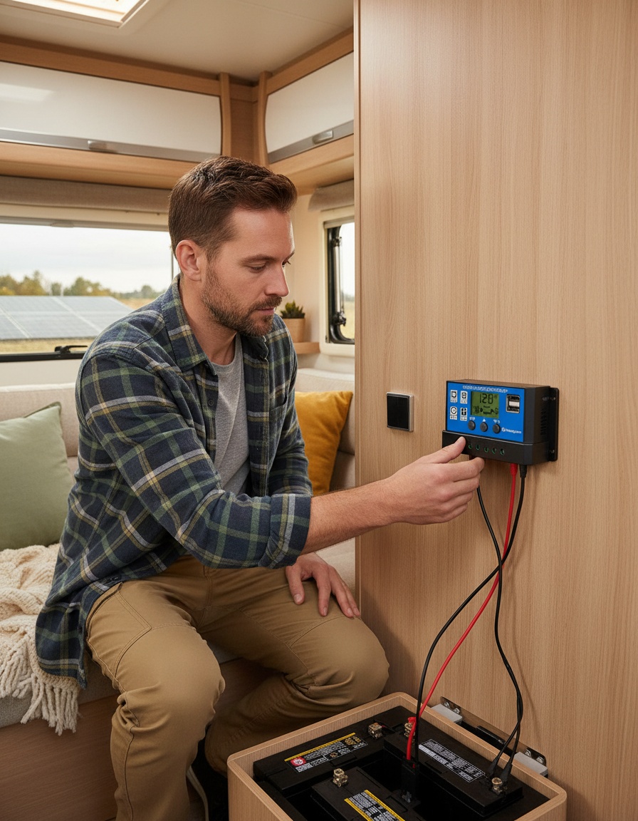 Regulador solar PWM de 30A: monitoreo y versatilidad para sistemas fotovoltaicos