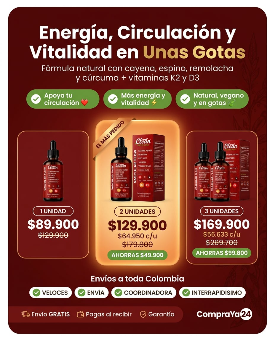 Vascular Flow — Gotas para Circulación (60 ml)
