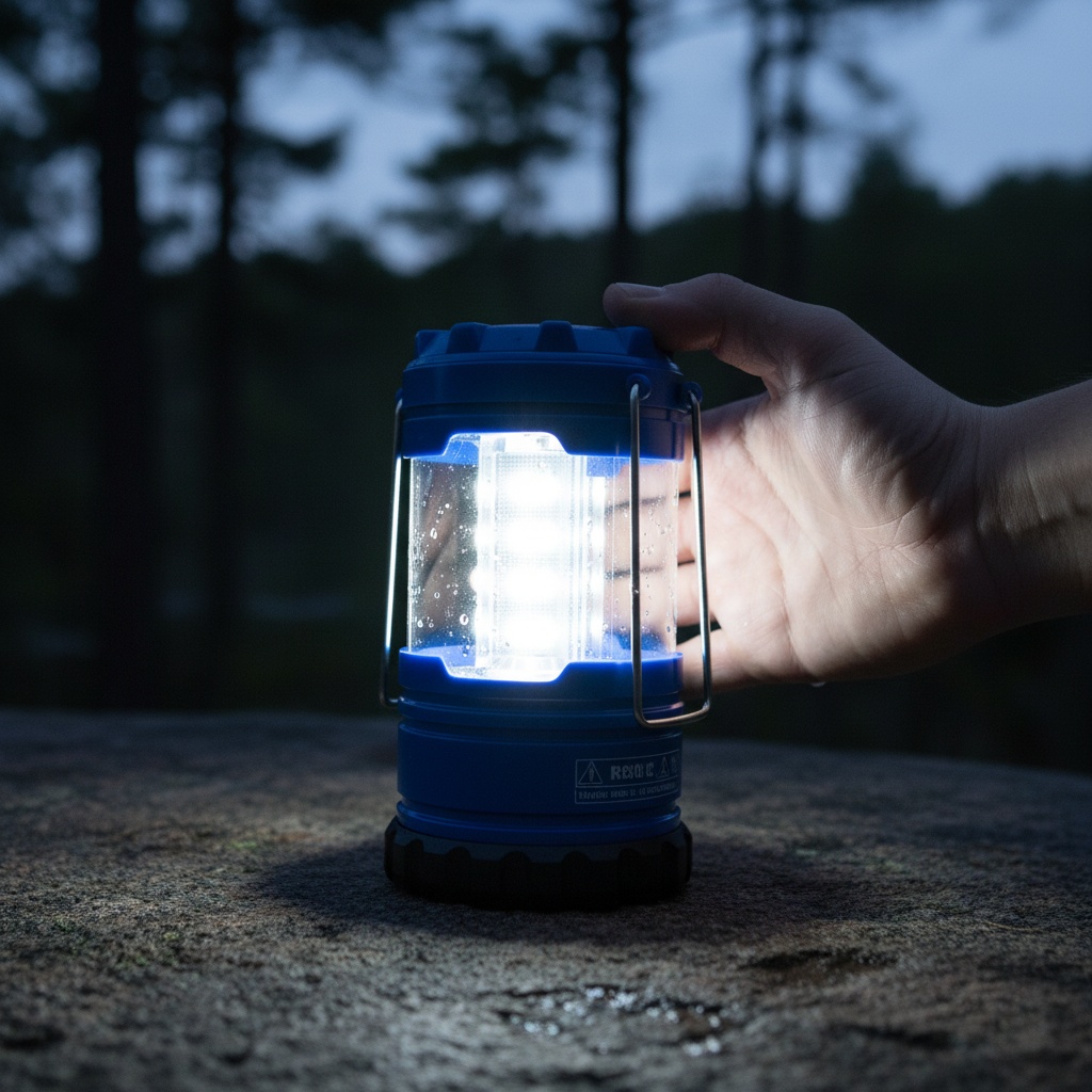 NoirFold Waterproof LED Camping Lantern - 500 Lumen Professional Grade photo 8