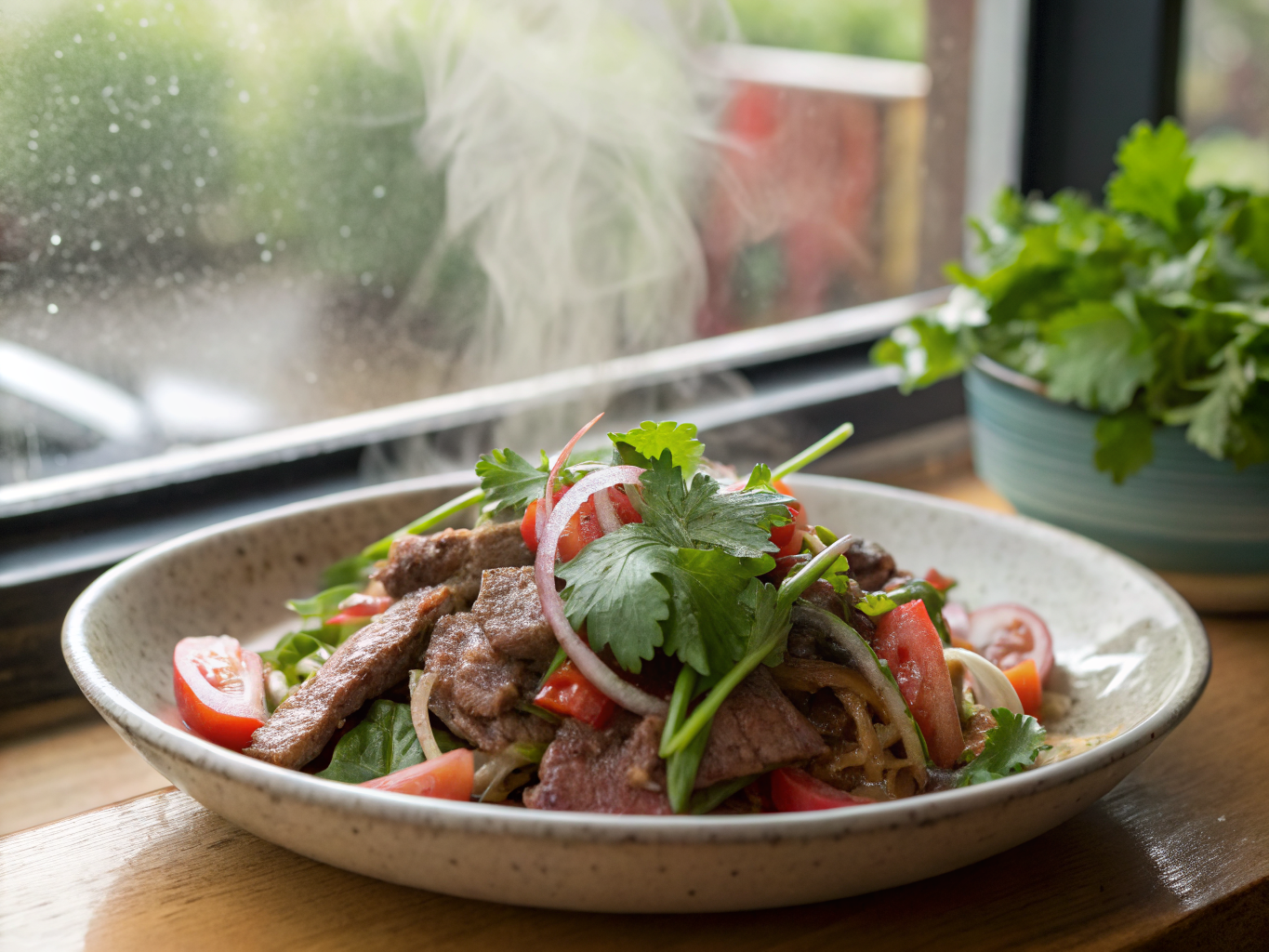 Thai Grilled Beef Salad with Herbs (Yam Nua)