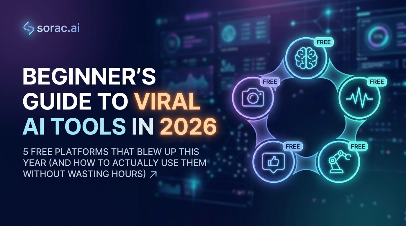 Beginner's Guide to Viral AI Tools in 2026: 5 Free Platforms That Blew Up This Year (And How to Actually Use Them Without Wasting Hours)