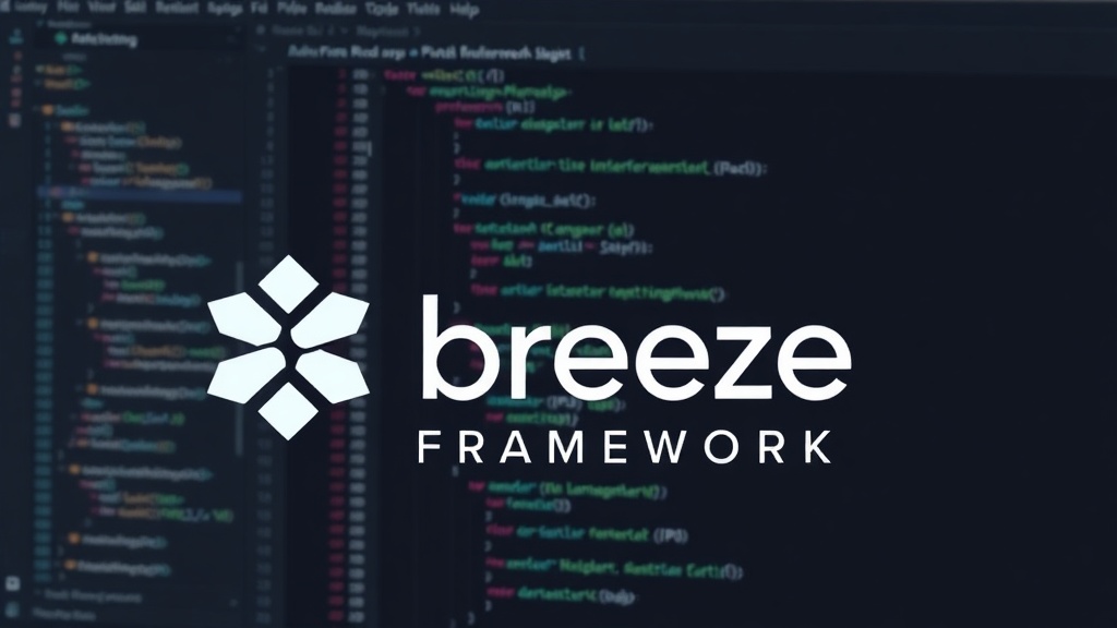 Breeze Framework logo showcasing its modern, high-performance design