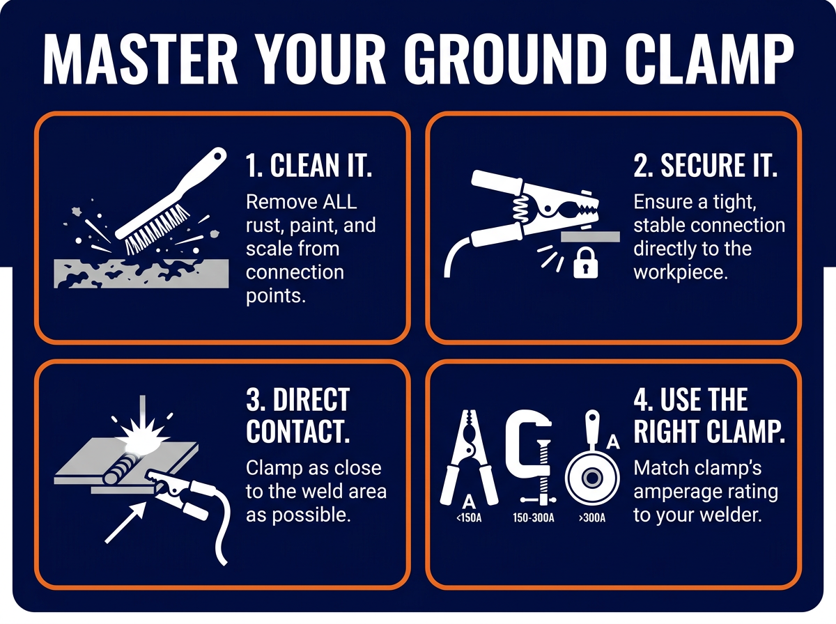 The Truth About Your Ground Clamp: Stop Fighting Your Welder