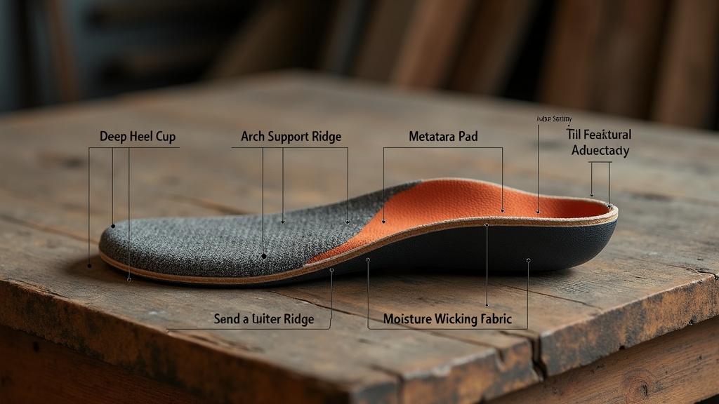 Anatomy of a quality work boot insole