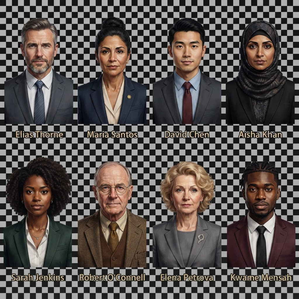 Generate professional profile portraits for a (4)