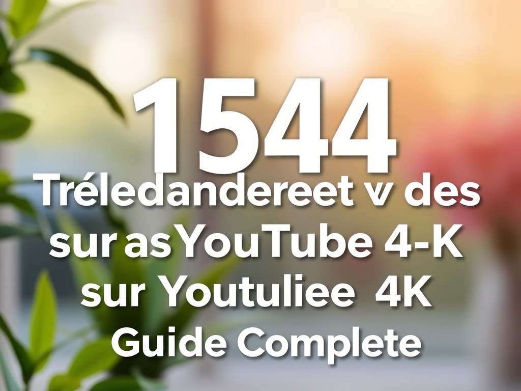 154. Téléchargement des vidéos sur YouTube 4K : Guide Complet