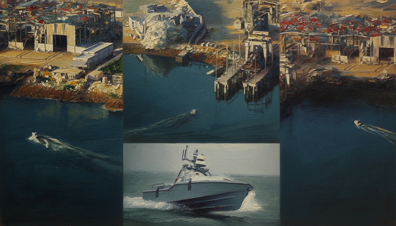 US Conducts First Kamikaze Drone Boat Strike in Combat