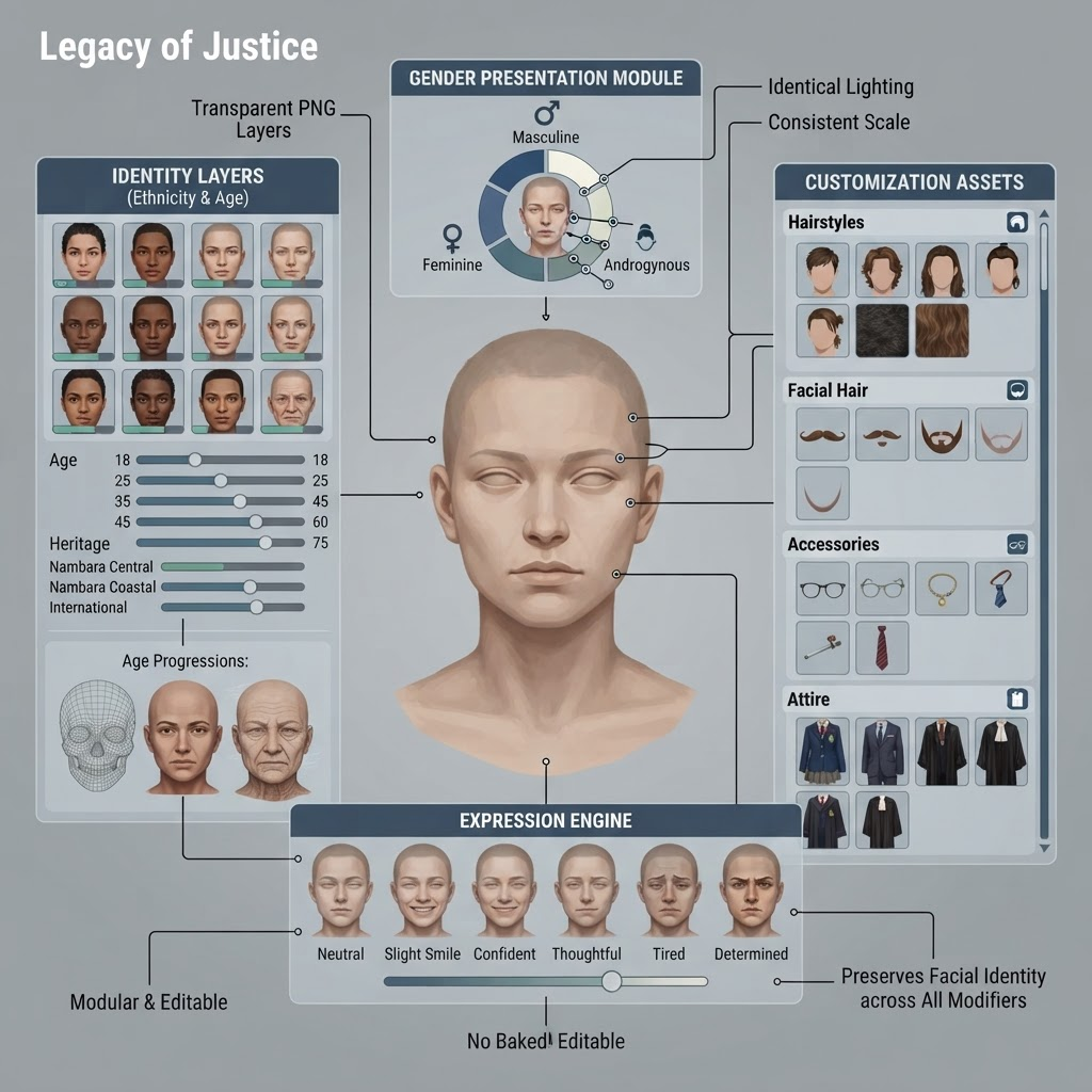 Androgynous Portrait Framework (2)