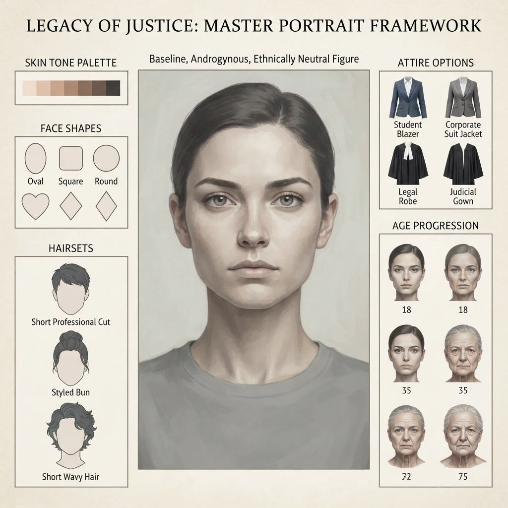Androgynous Portrait Framework