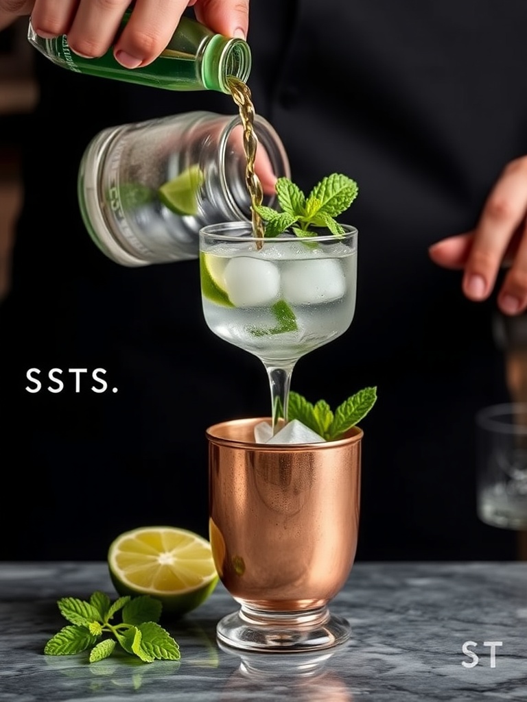 cocktail moscow mule preparation