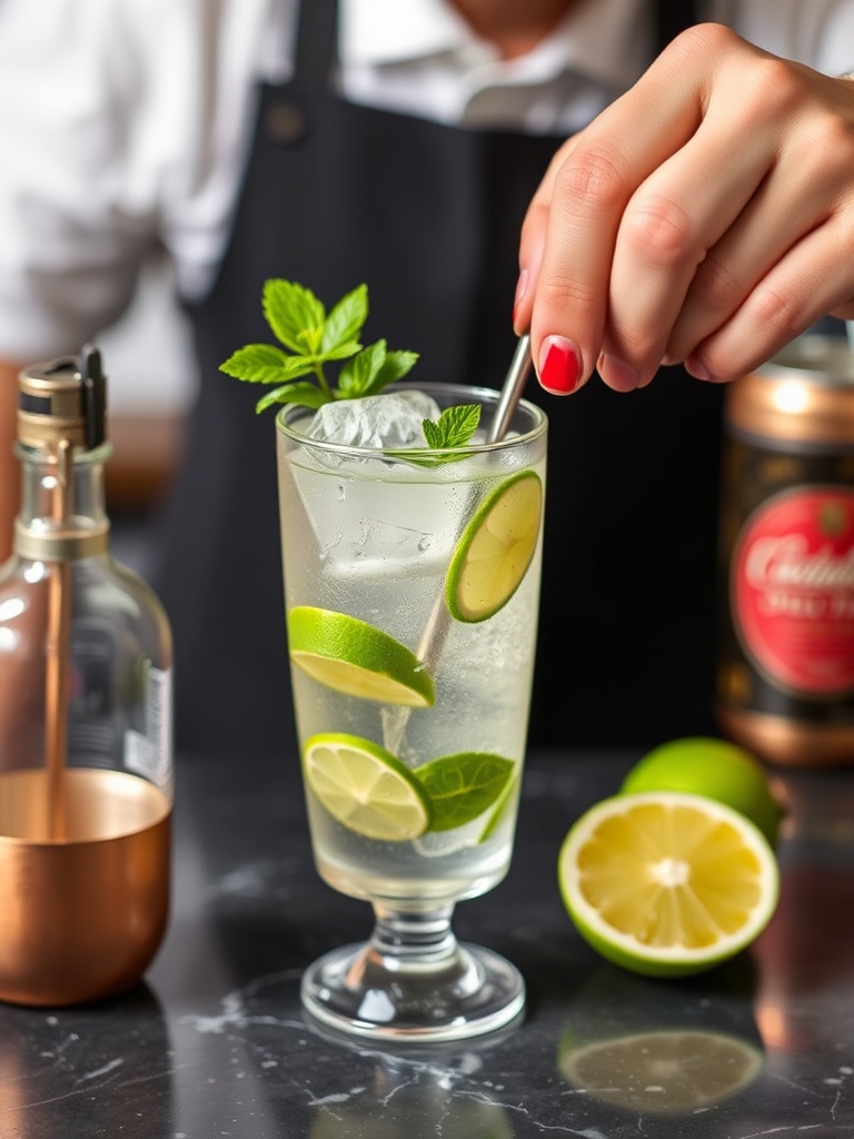 cocktail moscow mule preparation
