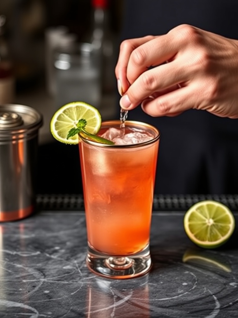 cocktail moscow mule preparation