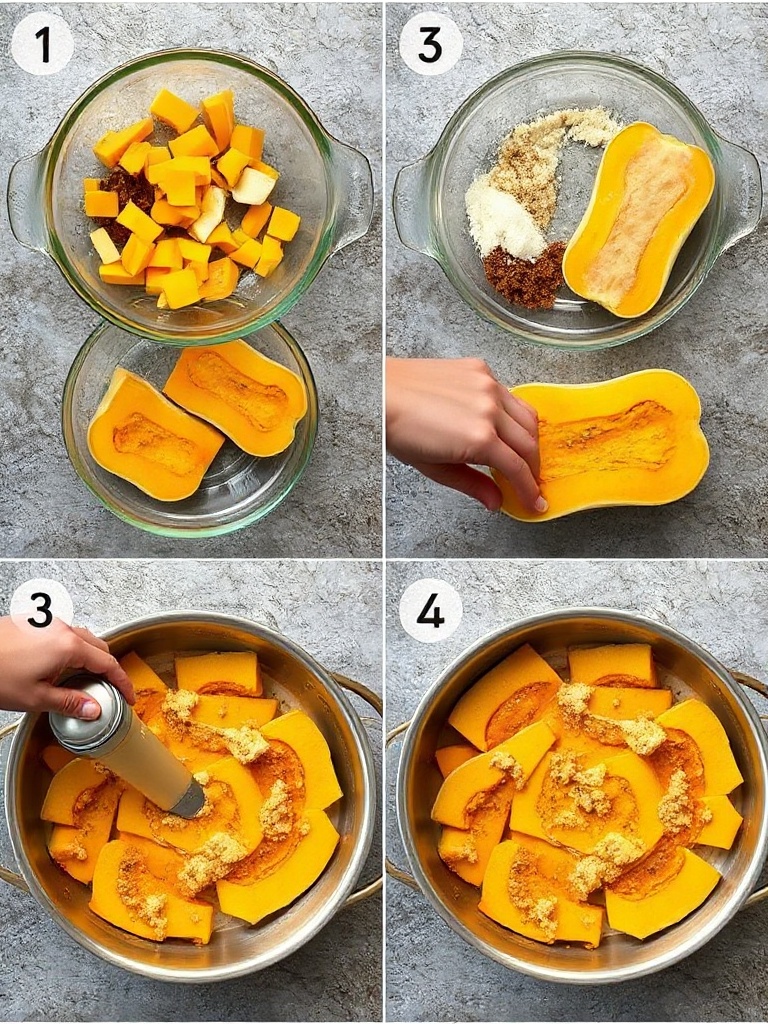 recette butternut preparation