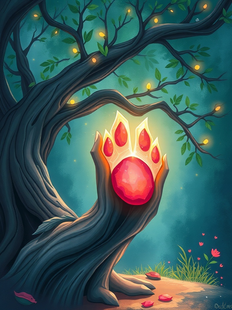 🐾Rose crystal paw 🐾