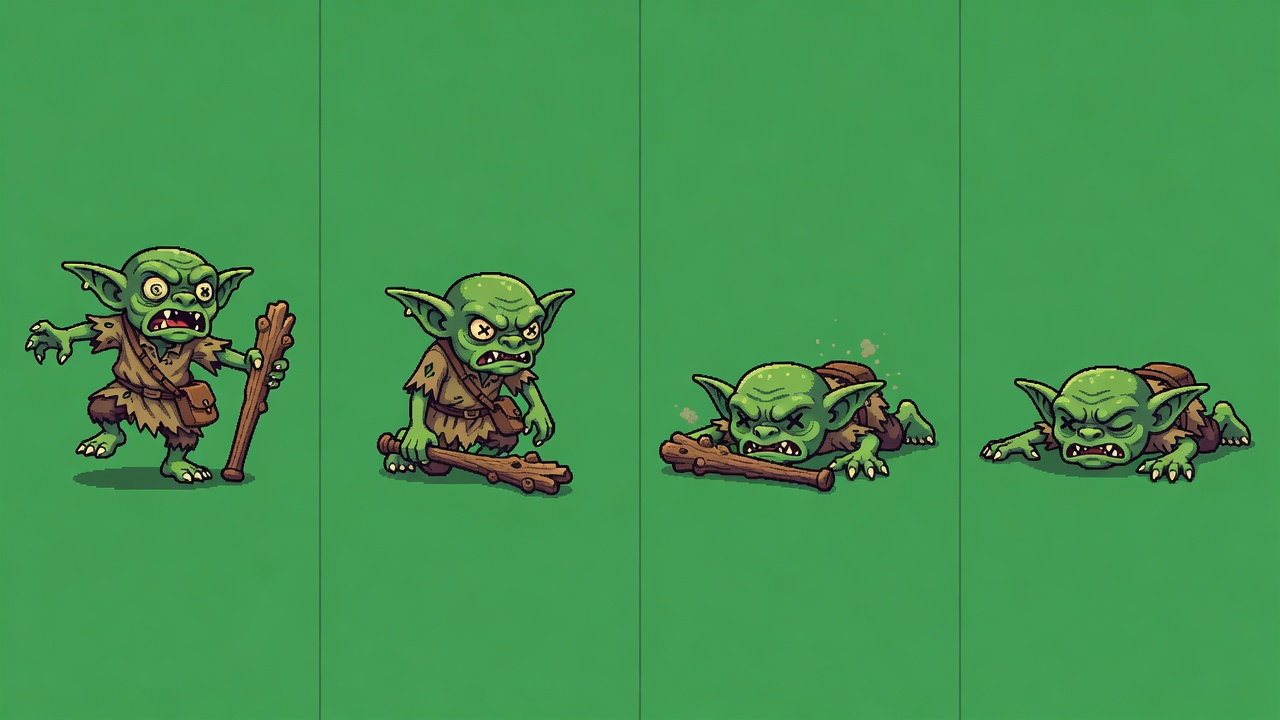Goblin Recruit Defeated Death Strip (2 / 2)