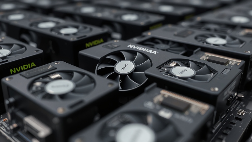 A lineup of decommissioned NVIDIA Tesla GPUs, awaiting testing.