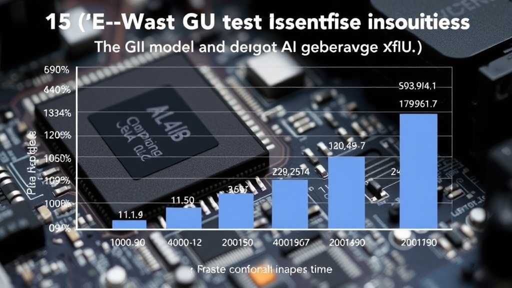 A comparative chart showing training times for a specific AI model across different GPU generations.