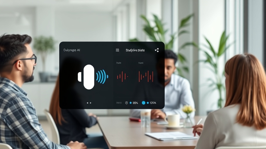 Voice input interface of StudyMate AI with real-time cognitive state indicators