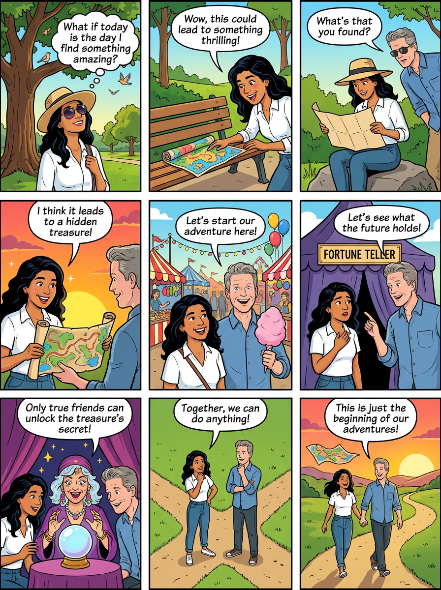 Comic story board