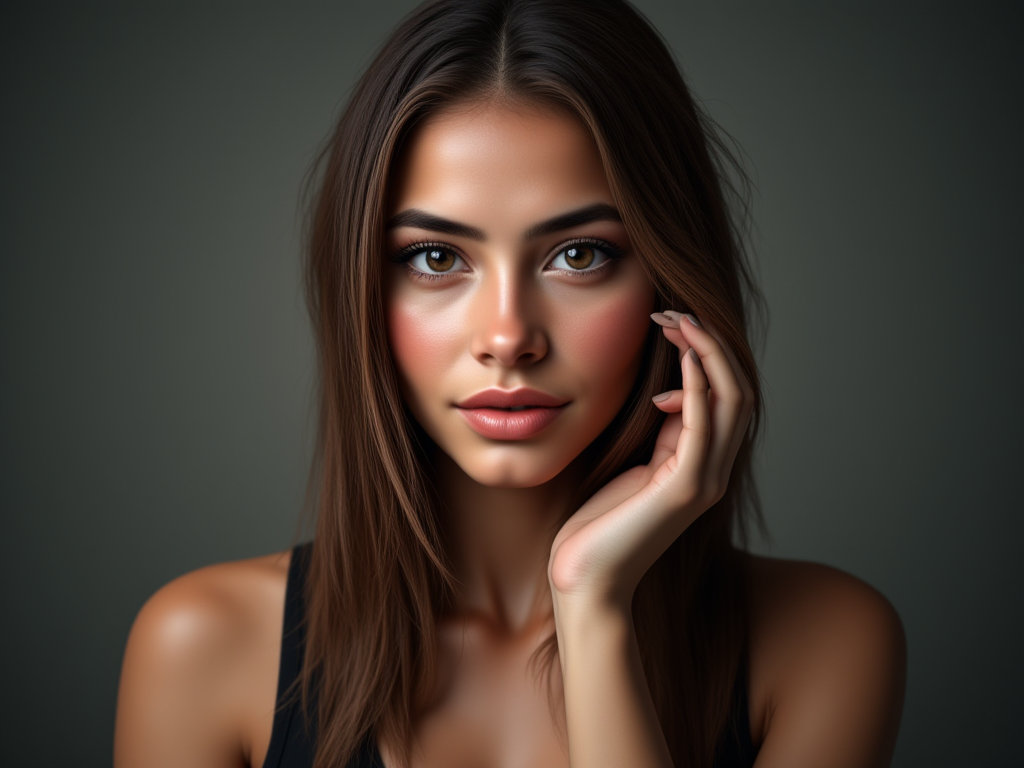 the same person from the reference image, front view, facing the camera, high...