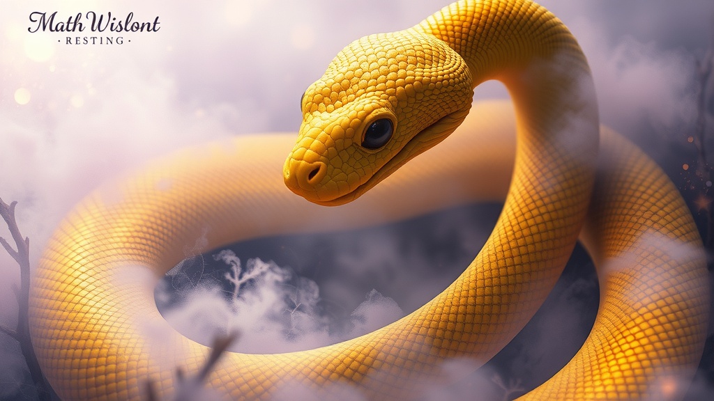 Sonhar com Cobra Amarela: Significado e Avisos