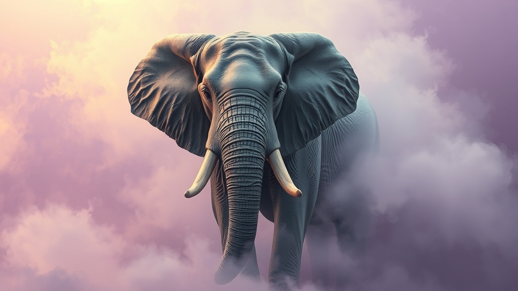Sonhar com Elefante Cinzento: Sabedoria e Força